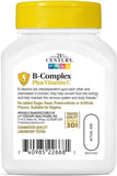 21st Century, B-Complex Plus Vitamin C, 100 Tablets