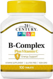 21st Century, B-Complex Plus Vitamin C, 100 Tablets