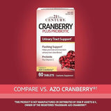 21st Century, Cranberry Plus Probiotic, 60 Tablets