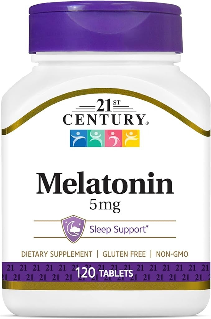 21st Century, Melatonin, 5 mg, 120 Tablets