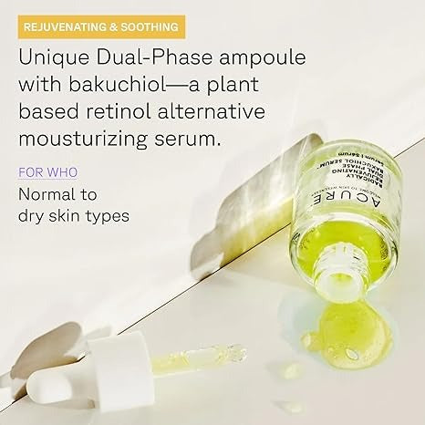 ACURE, Radically Rejuvenating, Dual Phase Bakuchiol Serum, 0.67 fl oz (20 ml)