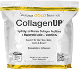 California Gold Nutrition, CollagenUP, Hydrolyzed Marine Collagen Peptides with Hyaluronic Acid and Vitamin C, Unflavored, 2.2 lbs (1 kg)