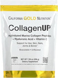 California Gold Nutrition, CollagenUP, Hydrolyzed Marine Collagen Peptides with Hyaluronic Acid and Vitamin C, Unflavored, 7.26 oz (206 g)