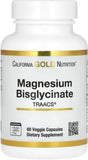 California Gold Nutrition, Magnesium Bisglycinate, Formulated with TRAACS®, 200 mg, 60 Veggie Capsules (100 mg per Capsule)