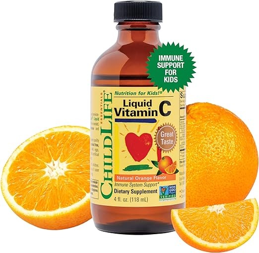 ChildLife Essentials, Essentials, Liquid Vitamin C, Natural Orange, 4 fl oz (118.5 ml)