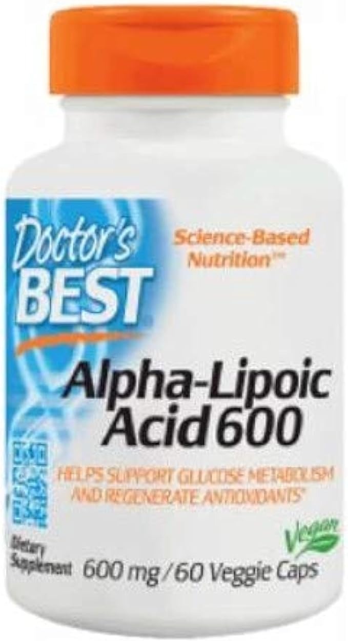 Doctor's Best, Alpha-Lipoic Acid 600, 600 mg, 60 Veggie Caps