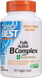 Doctor's Best, Fully Active B Complex with Quatrefolic, 60 Veggie Caps