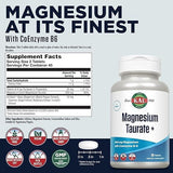 KAL, Magnesium Taurate +, 400 mg, 90 Tablets (200 mg per Tablet)