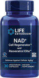 Life Extension, NAD+ Cell Regenerator and Resveratrol Elite, 30 Vegetarian Capsules