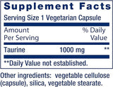 Life Extension, Taurine, 1,000 mg, 90 Vegetarian Capsules