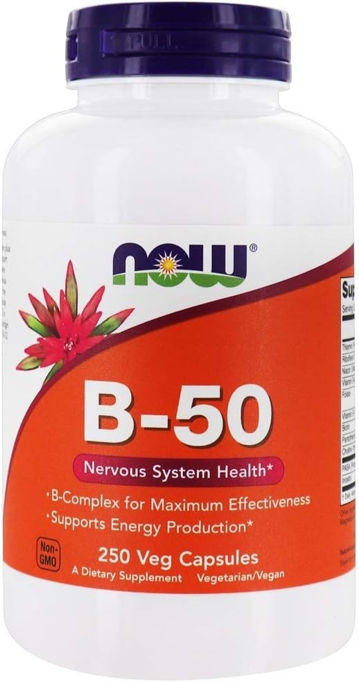 NOW Foods, B-50, 250 Veg Capsules