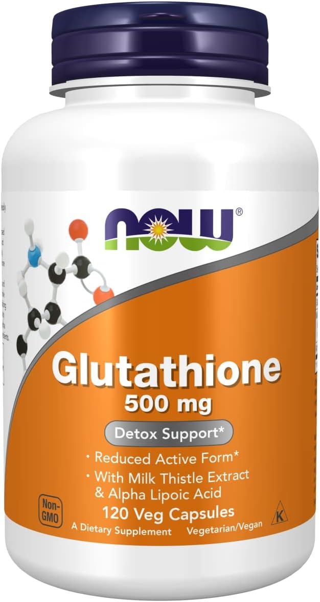 NOW Foods, Glutathione, 500 mg, 120 Veg Capsules