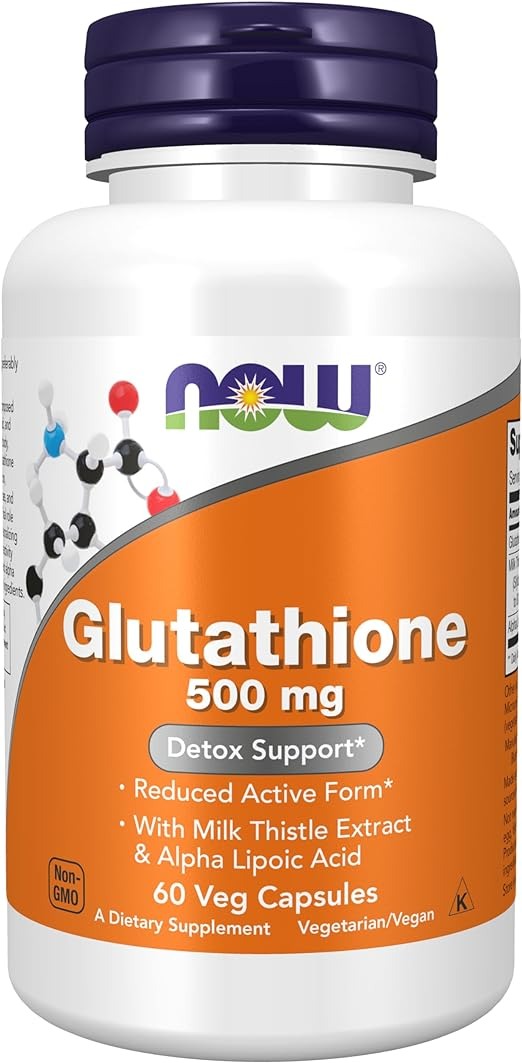 NOW Foods, Glutathione, 500 mg, 60 Veg Capsules