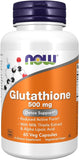 NOW Foods, Glutathione, 500 mg, 60 Veg Capsules