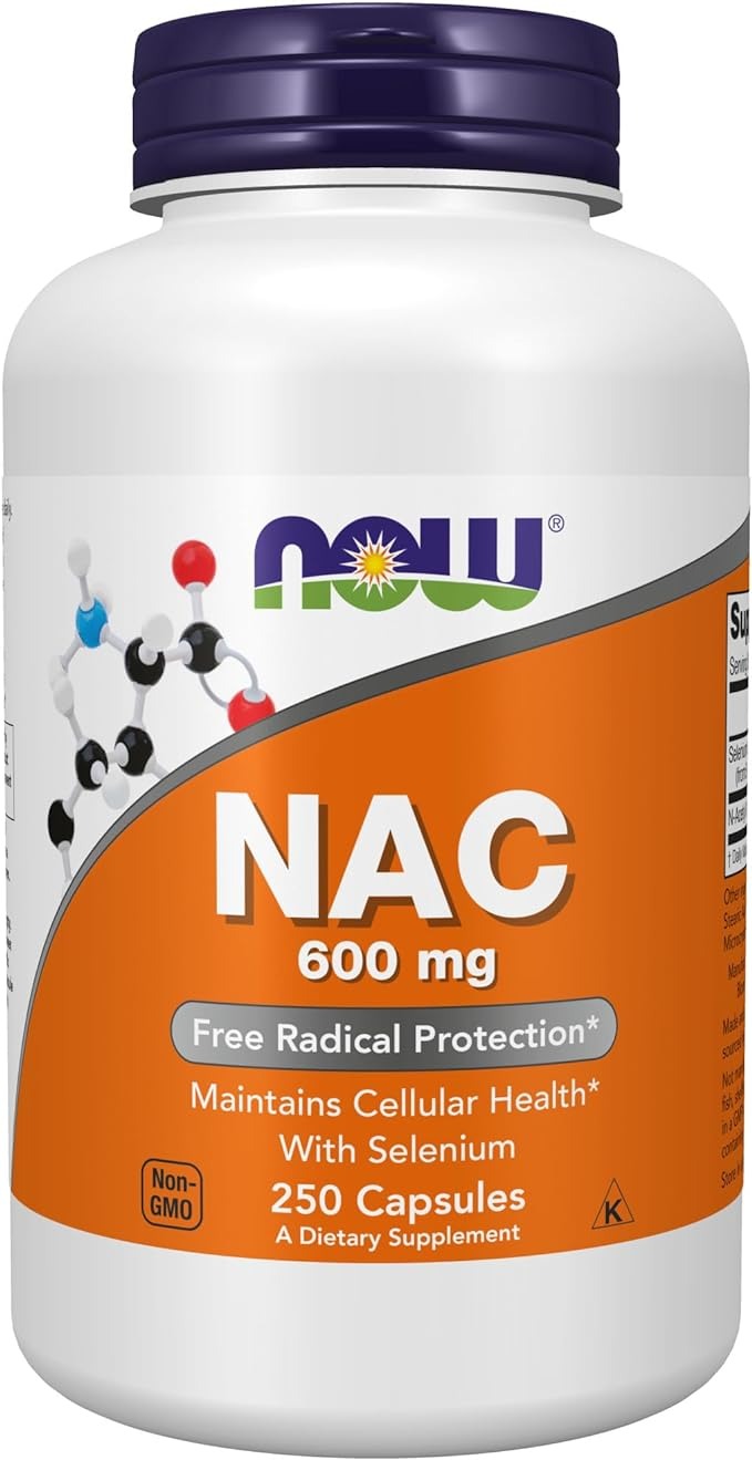 NOW Foods, NAC, 600 mg, 250 Capsules