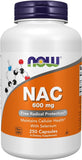 NOW Foods, NAC, 600 mg, 250 Capsules