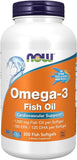 NOW Foods, Omega-3 Fish Oil, 200 Softgels