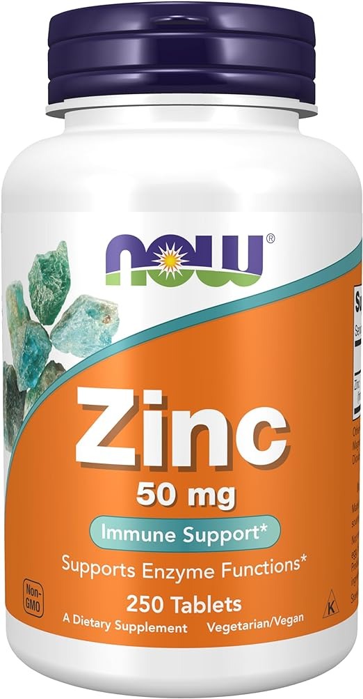 NOW Foods, Zinc, 50 mg, 250 Tablets