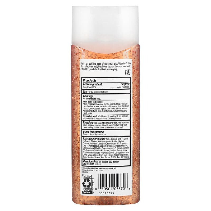 Neutrogena, Body Clear, Body Wash, Pink Grapefruit, 8.5 fl oz (250 ml)