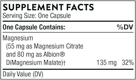 Thorne, Magnesium CitraMate, 90 Capsules