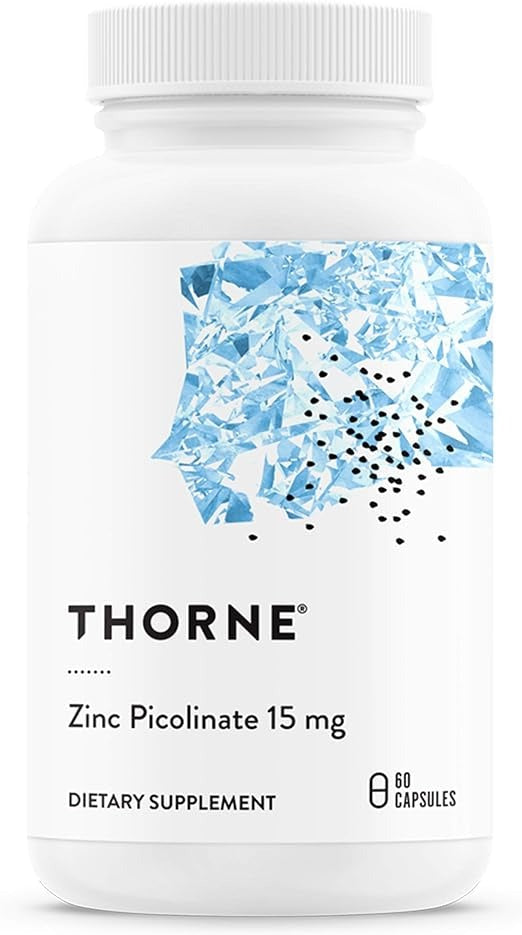 Thorne, Zinc Picolinate, 15 mg, 60 Capsules